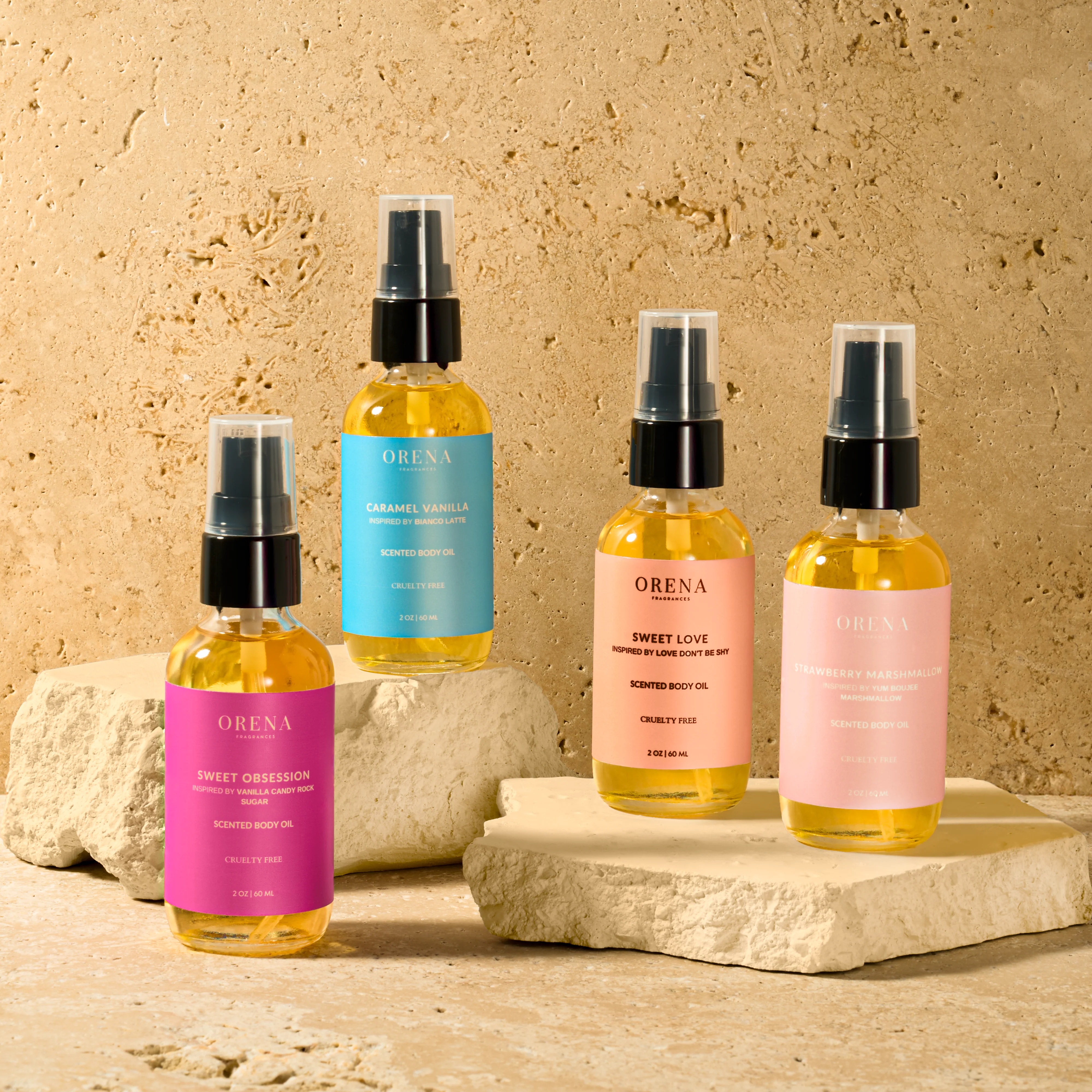 Best Selling Body Oils Bundle | 2 OZ Travel Sizes