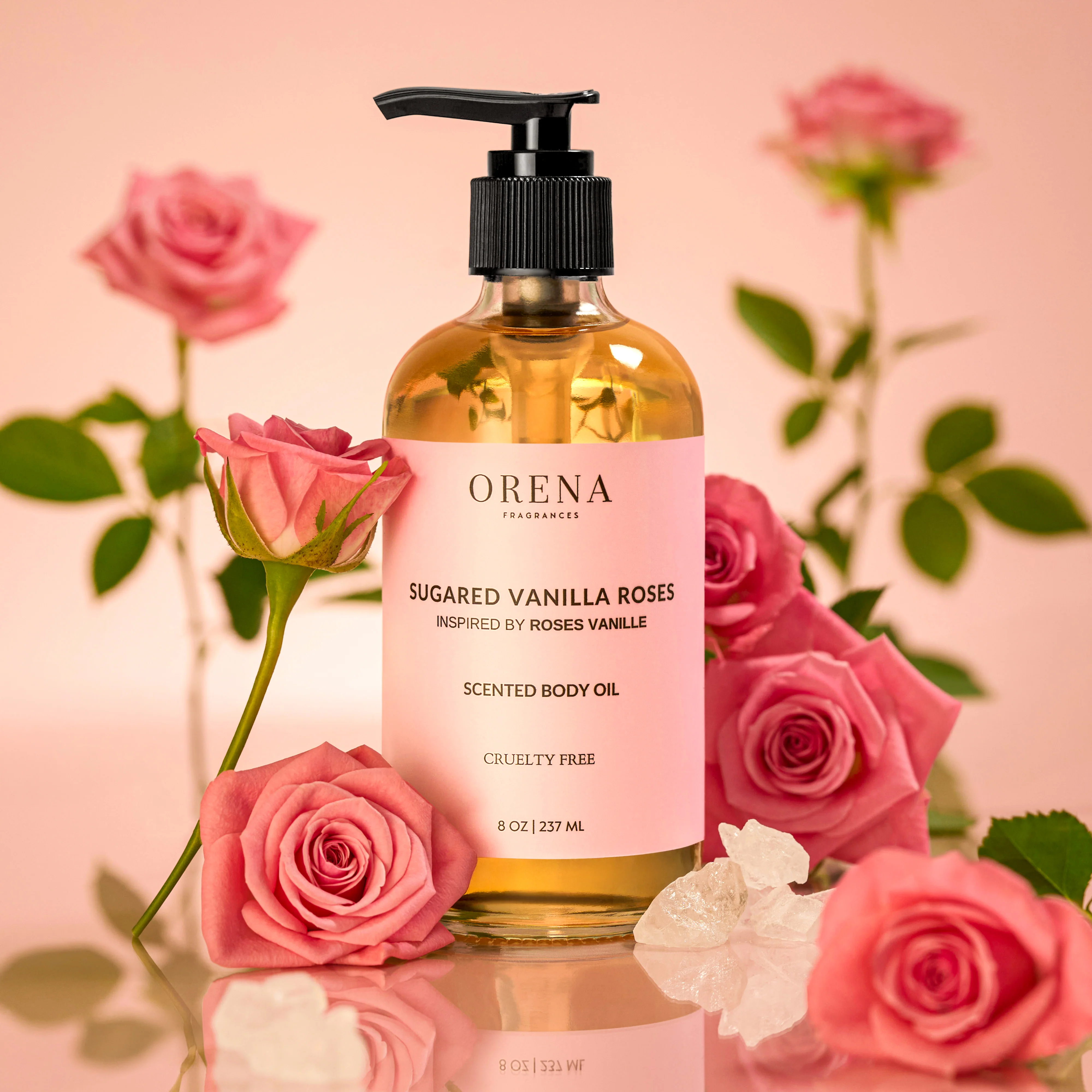 SUGARED VANILLA ROSES BODY OIL