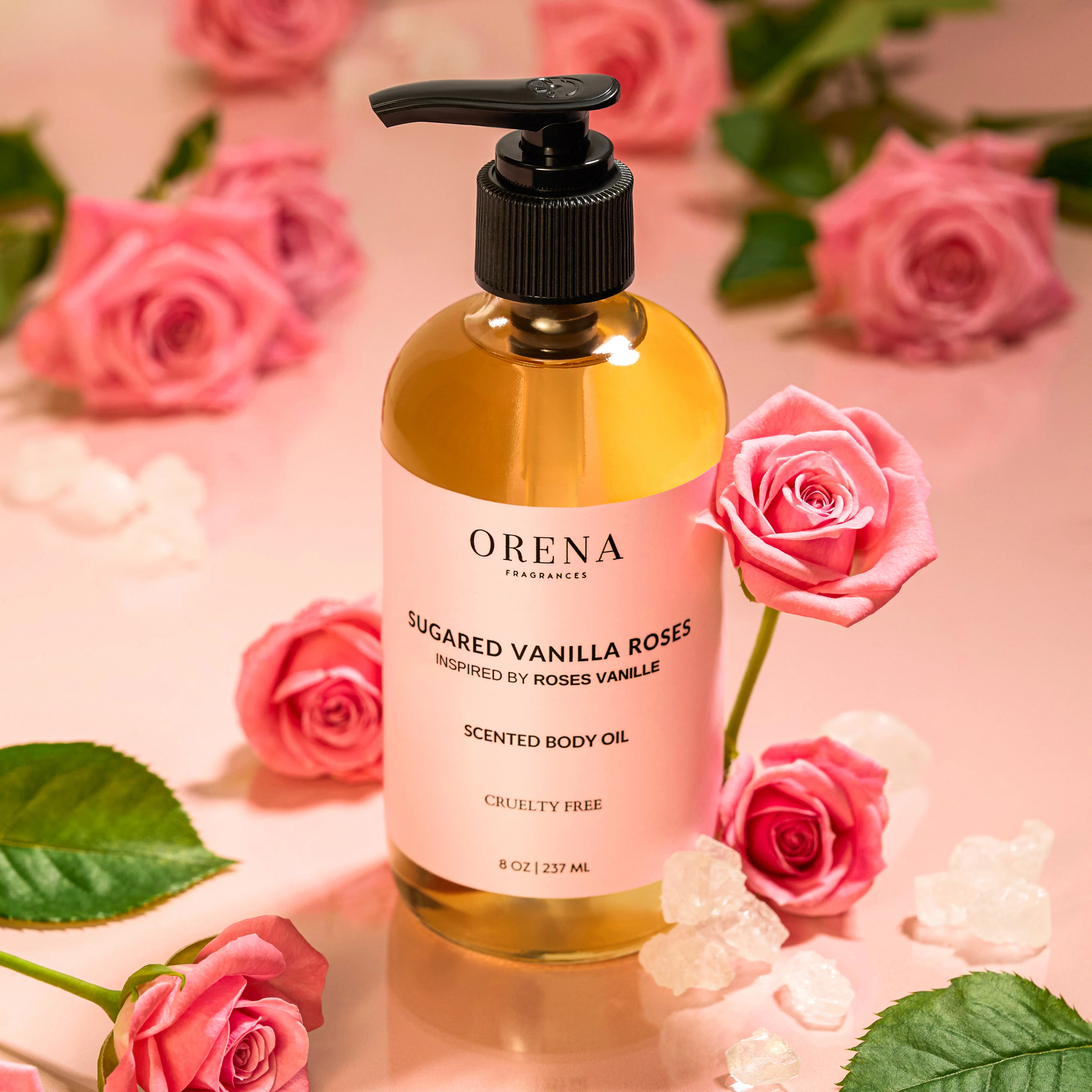 SUGARED VANILLA ROSES BODY OIL - Image 2